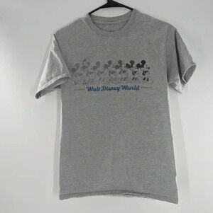 Walt Disney World Disney Parks Mickey Mouse Gray T-Shirt Small